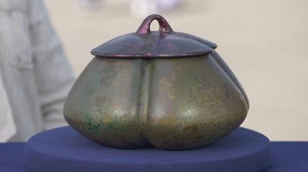Video thumbnail: Antiques Roadshow Appraisal: Weller Sicard Covered Jar, ca. 1905