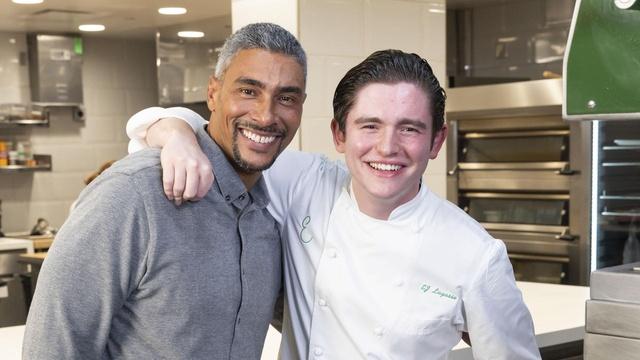 Comparing Legacy Notes with Chef E. J. Lagasse at Emeril's