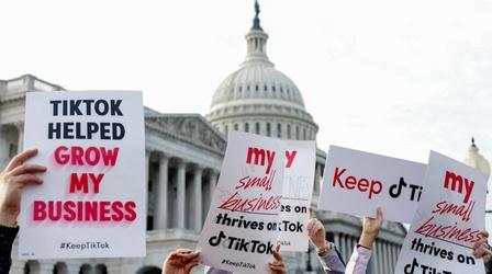 Video thumbnail: PBS NewsHour The potential personal and political fallout of a TikTok ban