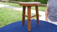 Appraisal: Stickley Quaint Furniture Stool, ca. 1905