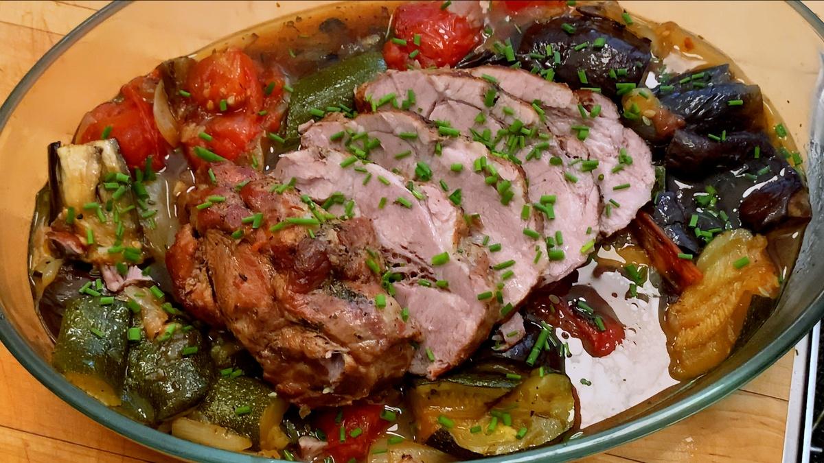Jacques Pépin Makes Pork Roast with Ratatouille American Masters