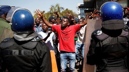 Video thumbnail: PBS NewsHour Deadly violence simmers in Zimbabwe over unresolved election