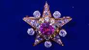 Appraisal: Sapphire & Diamond Star Brooch, ca. 1880