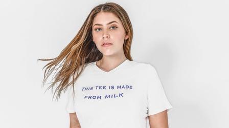Video thumbnail: Peril and Promise How A 24-Year-Old CEO Makes Sustainable Tees from Milk