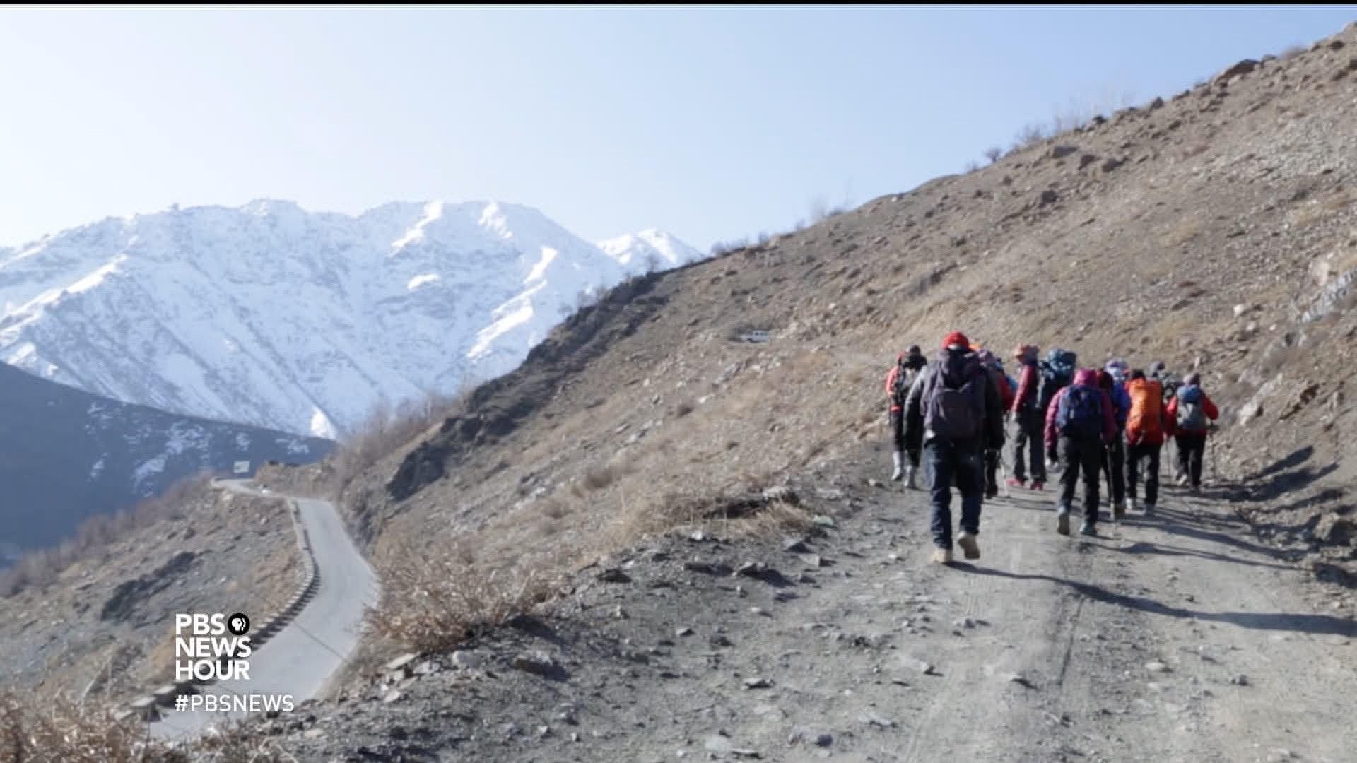 How hiking gives Afghan girls a chance to breathe free