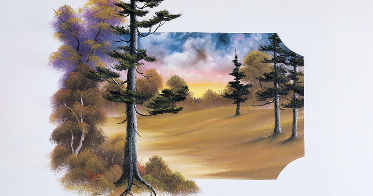 The Best of the Joy of Painting with Bob Ross : Mountain Oval