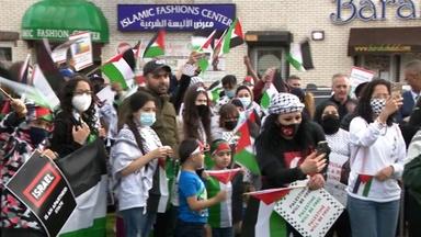 Hundreds gather for pro-Palestinian rally in Paterson