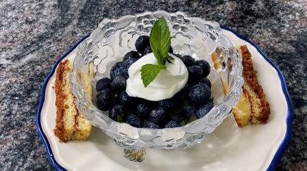 Video thumbnail: American Masters Jacques Pépin Prepares Blueberries with Lemon and Mint
