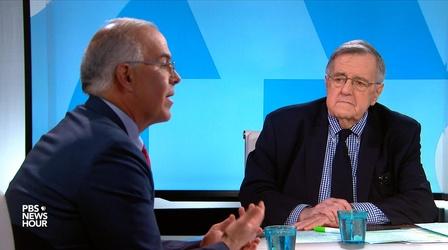 Video thumbnail: PBS NewsHour Shields and Brooks on Veterans Affairs ouster