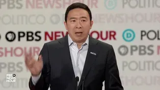 Andrew Yang on being the only candidate of color in debate