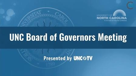 Video thumbnail: The University of North Carolina: A Multi-Campus University The UNC Board of Governors July 14, 2017