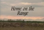 Home On The Range