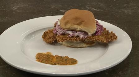 Video thumbnail: Charlotte Cooks Chicken Schnitzel (Israeli Hot Chicken)