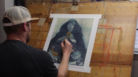 Video thumbnail: The Art Scene Artist Sterling Hundley Solves Problems Through Art