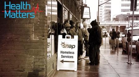 Video thumbnail: Health Matters: Television for Life Spokane's Homeless and Housing Crisis. NOV 18