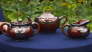 Appraisal: Lenox Tea Service with Silver Overlay