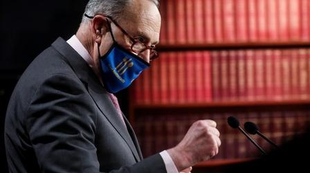 Video thumbnail: PBS NewsHour Senate battle begins over Biden’s $1.9 trillion relief plan