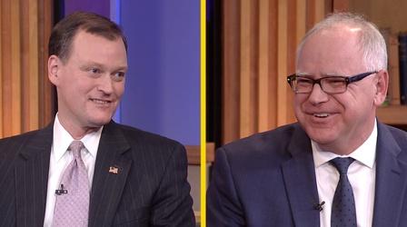 Video thumbnail: Almanac Final MN Governor Debate: Jeff Johnson vs. Tim Walz