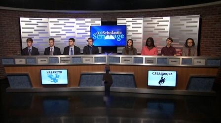 Video thumbnail: WLVT Scholastic Scrimmage Scholastic Scrimmage: Nazareth HS vs Catasauqua HS
