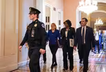 Fiery rules debate over, House managers start prosecution