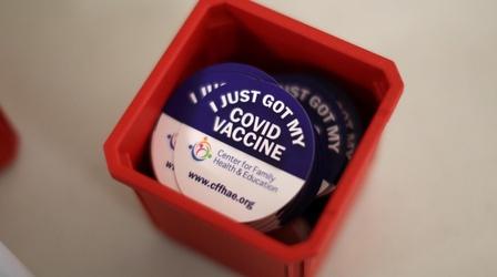Video thumbnail: PBS NewsHour News Wrap: 28 percent of U.S. population fully vaccinated