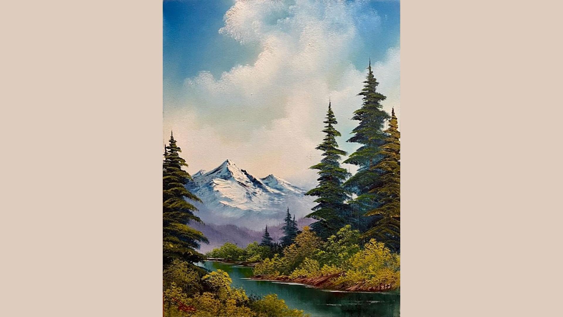 The Best of the Joy of Painting with Bob Ross, Winter Lace, Season 35, Episode 3508
