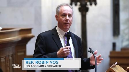 Video thumbnail: Here and Now A Republican Redistricting Plan Goes to the Governor