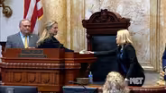 Swearing In Of Sen. Cassie Chambers Armstrong