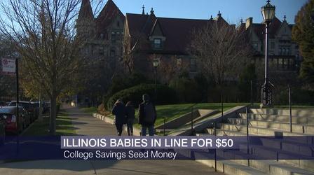 Video thumbnail: Chicago Tonight A $50 Gift for Every Illinois Baby, Courtesy of Taxpayers