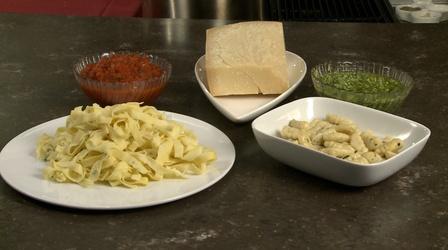 Video thumbnail: Charlotte Cooks Fresh Pasta with Marinara, Easy Ricotta Gnocchi with Pesto