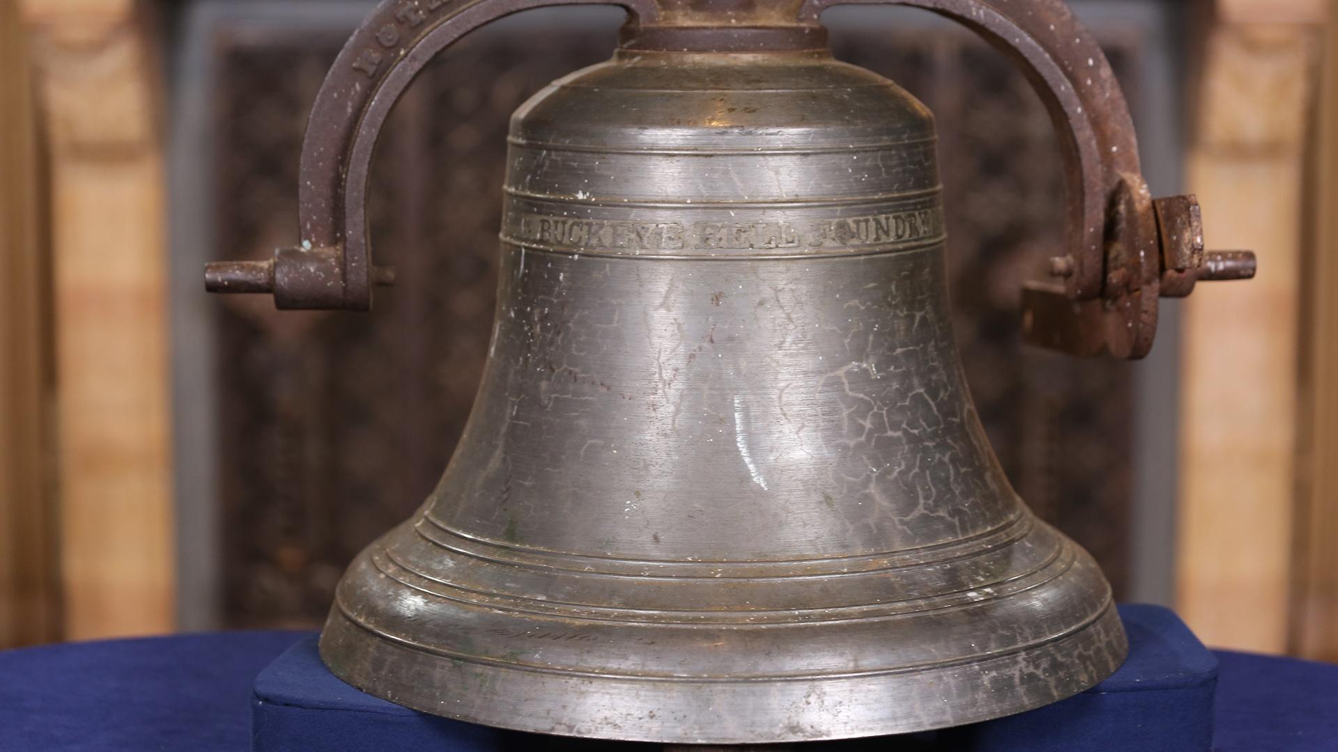 Appraisal: 1884 Vanduzen & Tift Co. Bronze Bell | Antiques Roadshow | WLIW