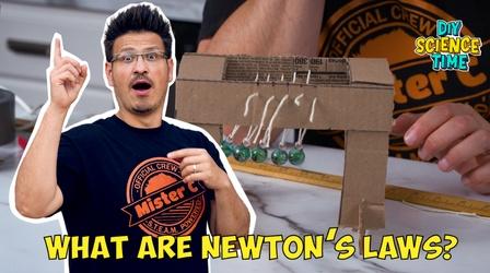 Video thumbnail: DIY Science Time Newton's Laws
