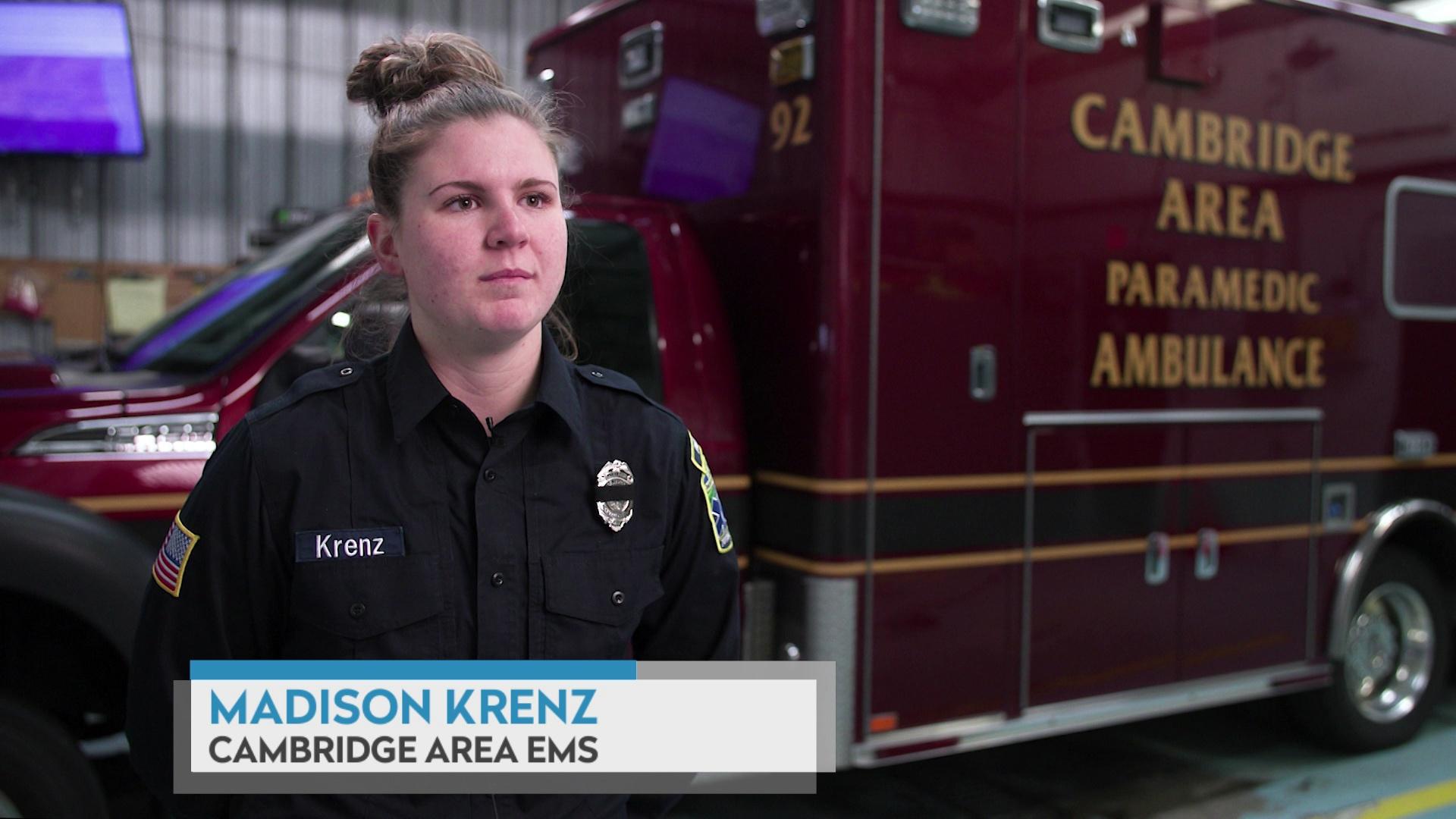 Madison Krenz on the stresses of working in the EMS system