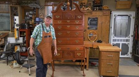 Video thumbnail: American Woodshop Chippendale High Boy Carvings and Turnings:
