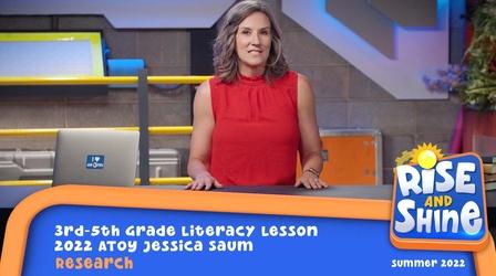 Video thumbnail: Rise and Shine Jessica Saum - Research
