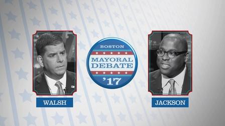 Video thumbnail: Greater Boston Boston Mayoral Debate - October 24, 2017