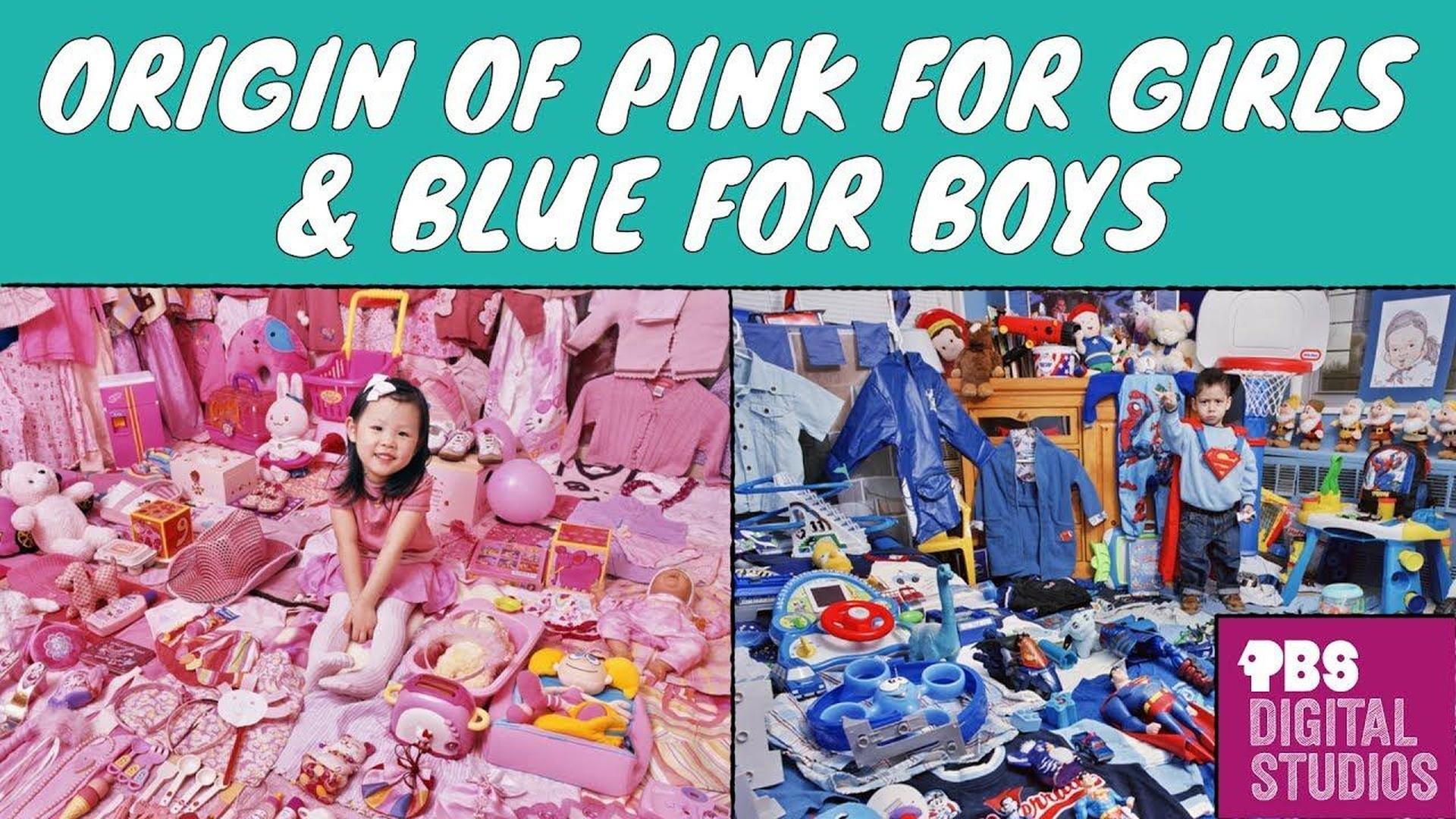 Why was Pink for Boys and Blue for Girls? Origin of Everything ALL ARTS