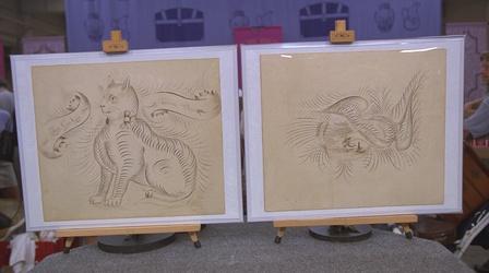Video thumbnail: Antiques Roadshow Appraisal: Calligraphic Drawings, ca. 1885