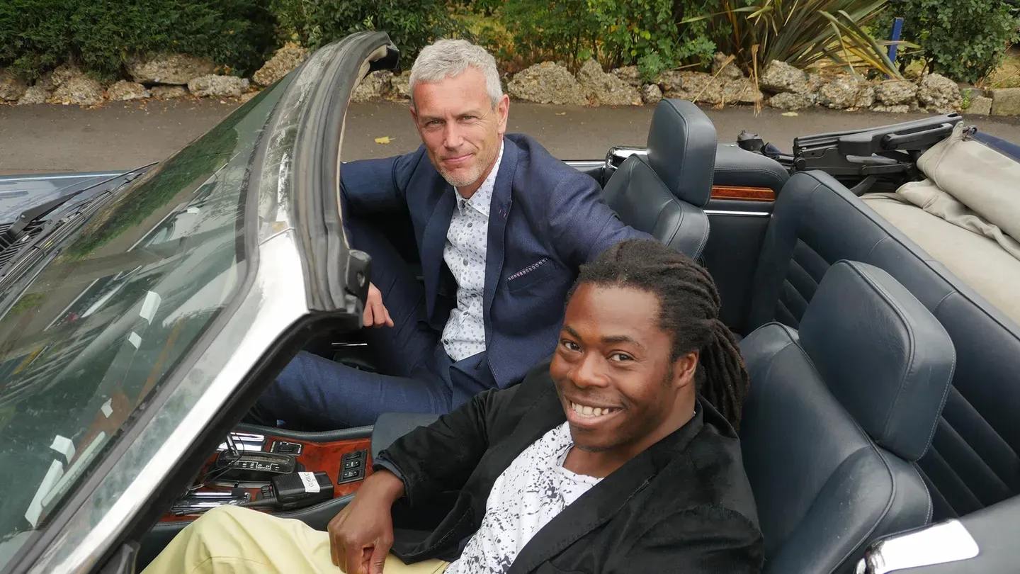 Ade Adepitan and Mark Foster