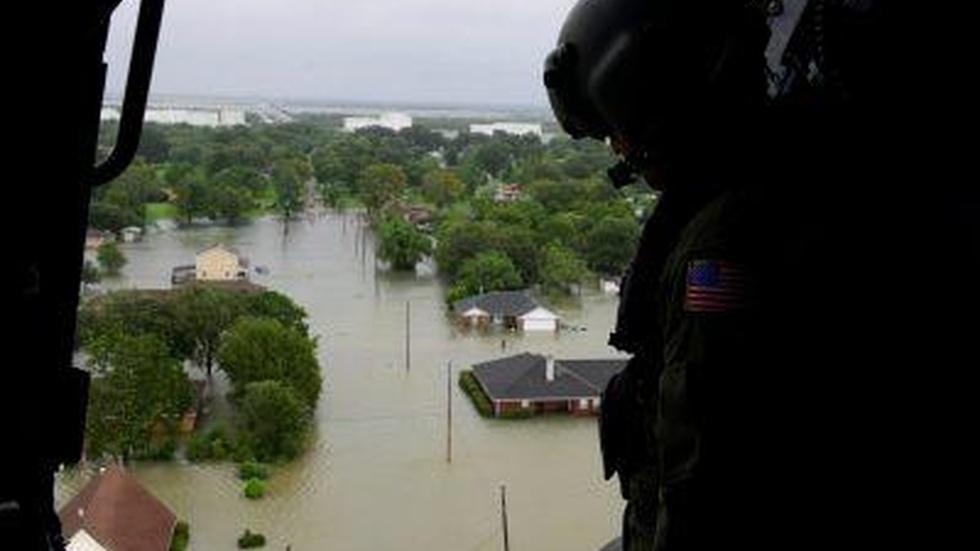 As Harvey clean-up begins, some communities still immersed image