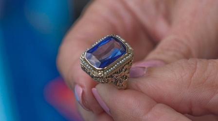 Video thumbnail: Antiques Roadshow Appraisal: Pearl & Synthetic Blue Spinel Ring, ca. 1900