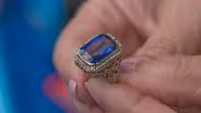 Appraisal: Pearl & Synthetic Blue Spinel Ring, ca. 1900