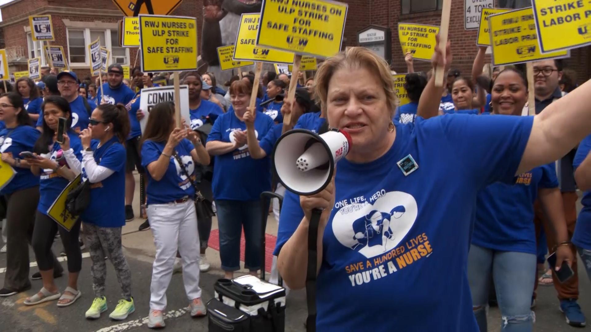 NJ Spotlight News | 1,700 Nurses Strike At RWJ University Hospital ...