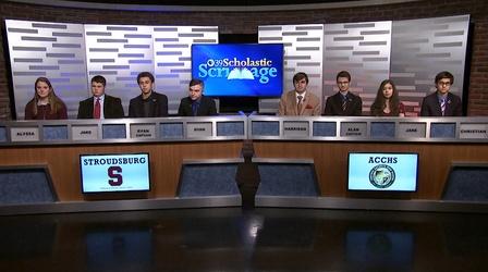 Video thumbnail: WLVT Scholastic Scrimmage Scholastic Scrimmage: Stroudsburg HS vs ACCHS
