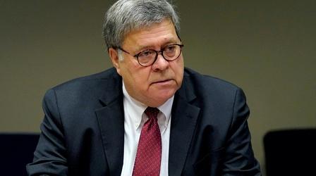 Video thumbnail: PBS NewsHour News Wrap: Barr says no evidence of extensive election fraud