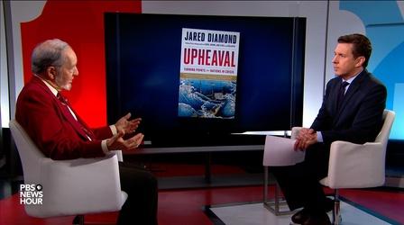 Video thumbnail: PBS NewsHour Author Jared Diamond on 'breakdown' of American democracy