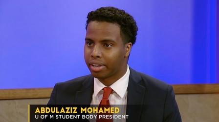 Video thumbnail: Almanac U of M Student President