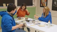 Artist Lora Beldon and Military Kid Art Project