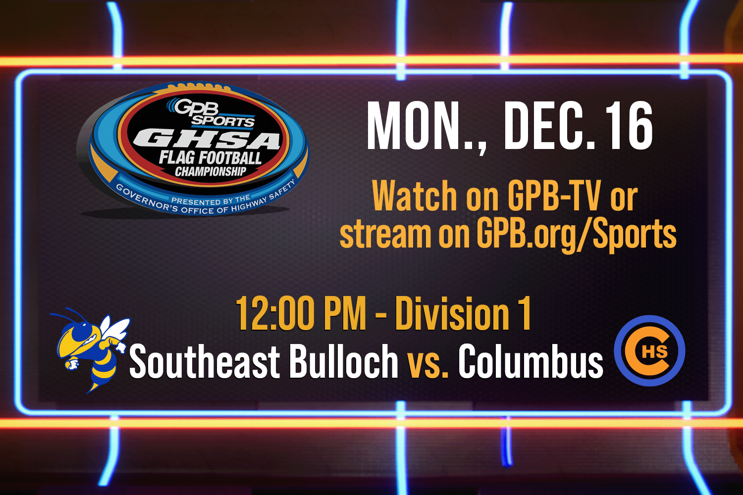 Football Fridays in Georgia 2024 GHSA Flag Football Division