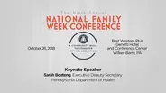 FSA National Family Week 2018 - Sarah Boateng Keynote Speech